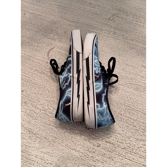 Ripndip x Vans custom NIKOLA low top shoes 11 lightening (BLACK/blue) - Picture 4 of 8